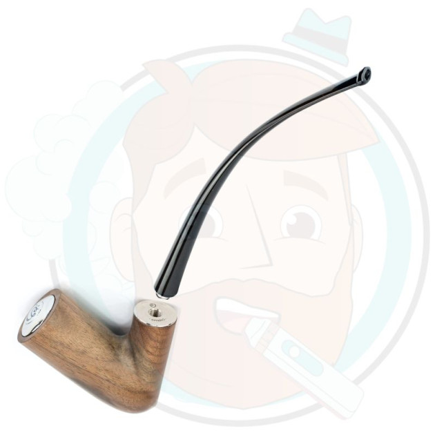 e pipe Gandalf noyer 18650 - Corps + Stem - Creavap