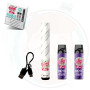 Starter Kit Blanc avec 2 cartouches - Wpuff Pod - Liquideo