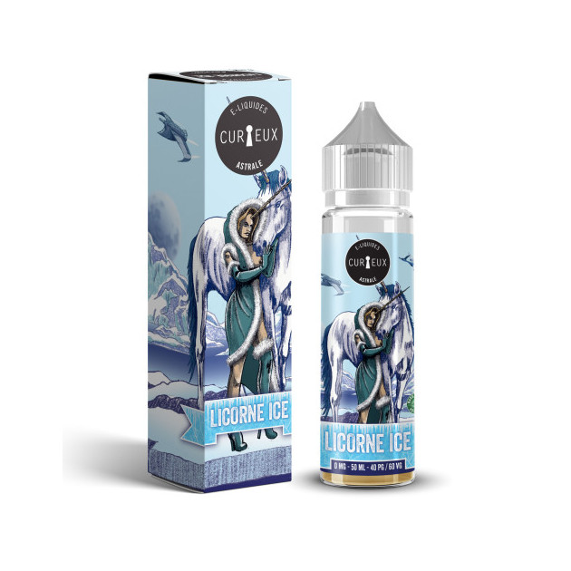 Licorne Ice 50 ml - Curieux e-liquides