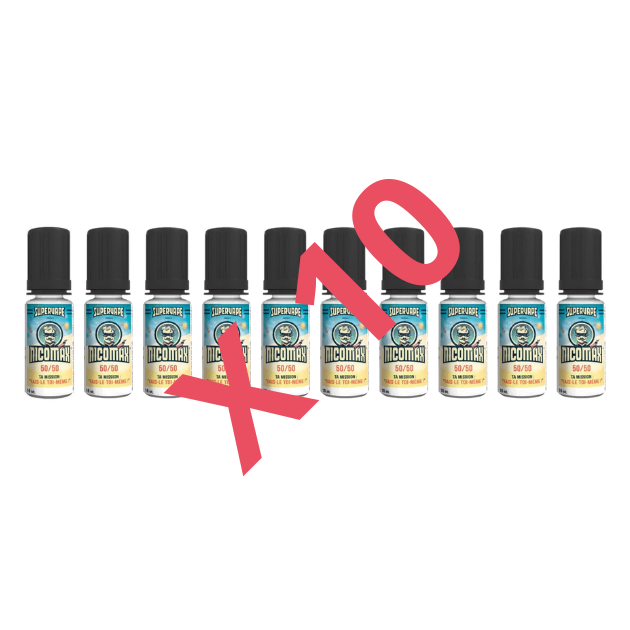 Lot de 10 boosters Nicomax - Supervape