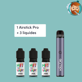 Pack Minute : Airstick Pro + 3 liquides