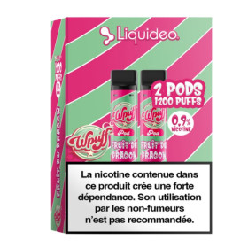 Cartouche Wpuff Pod Version 1800 (pack de 2) - Liquideo