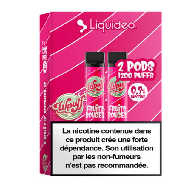 Cartouche Wpuff Pod Version 1800 (pack de 2) - Liquideo