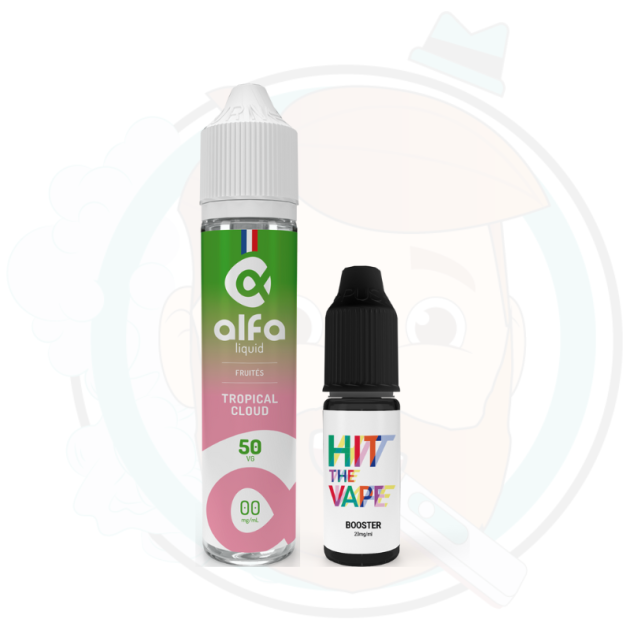 Tropical Cloud 50mL avec boosters de nicotine - Alfaliquid