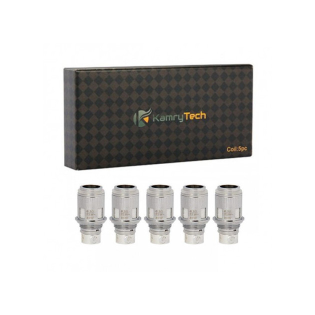 Lot de 5 résistances 0.5 ohm K1000 Plus e pipe - Kamry