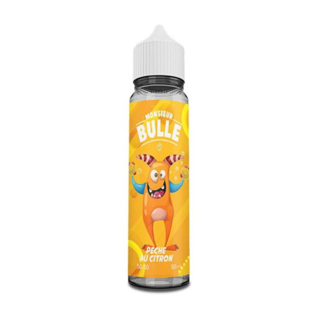 Pêche au Citron 50 ml - Liquideo Monsieur Bulle