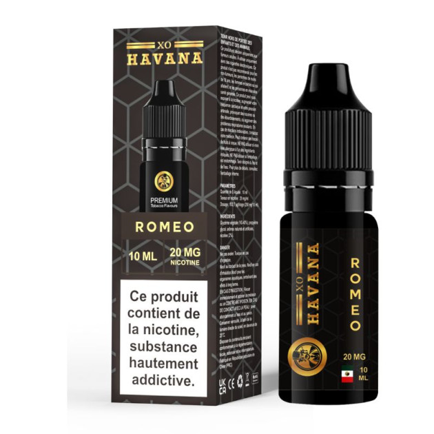 Roméo 20mg/mL Sels de Nicotine - Xo Havana