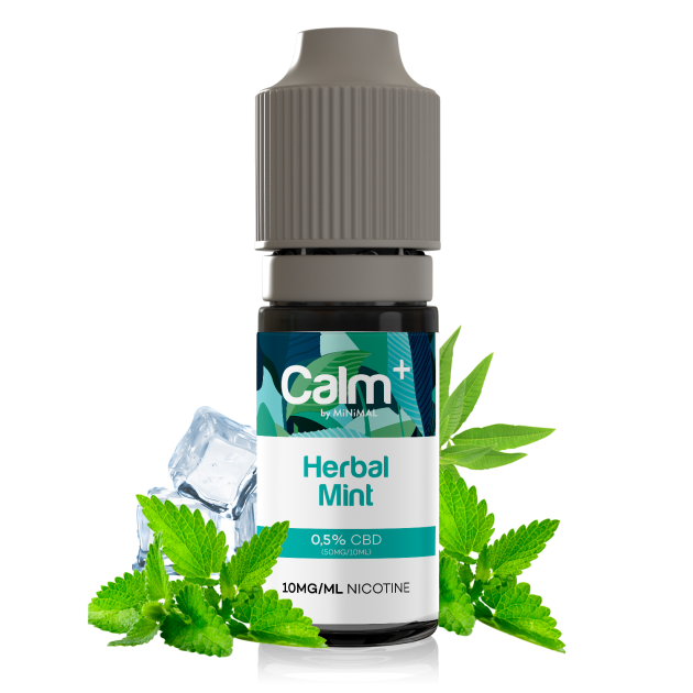 Goût mentholé Calm+ nicotine + CBD Fuu