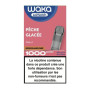 pêche glacée SoMatch Mini Pod 9,9mg/ml (0,9%) - version 1000 puffs - Waka