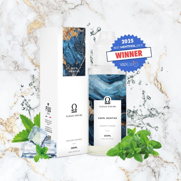 200% Menthe 100mL - Cloud Empire - The Fuu