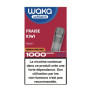 Fraise kiwi SoMatch Mini Pod 9,9mg/ml (0,9%) - version 1000 puffs - Waka