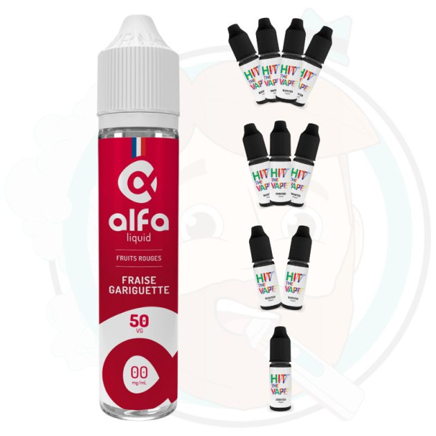 Fraise Gariguette 50 ml avec booster(s) - Alfaliquid