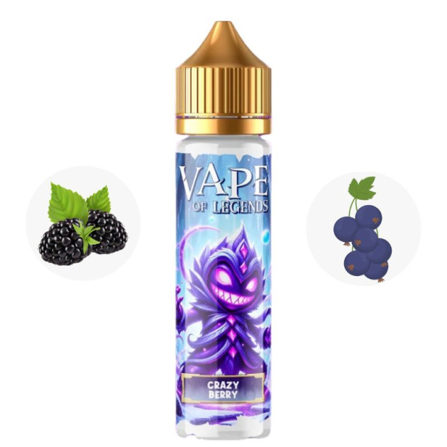 Crazy Berry (Cassis - Mûre) 50mL - Vape of Legends