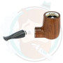 E pipe Billiard Rosewood - Corps + stem - Créavap