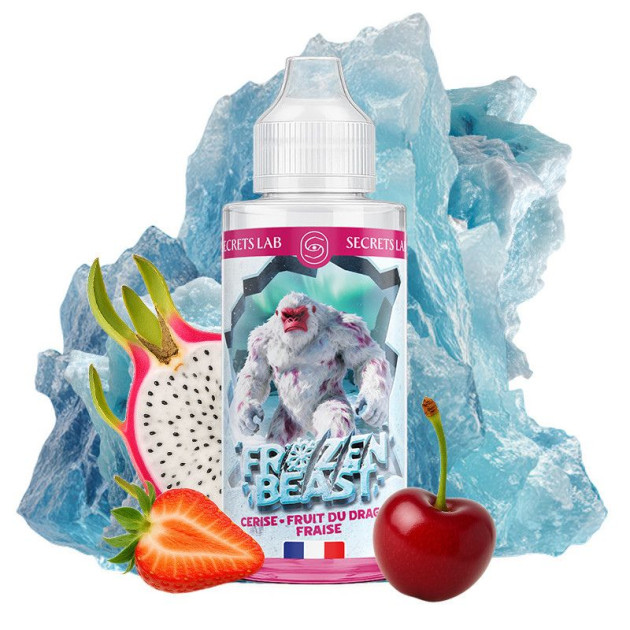 Cerise Fruit du Dragon Fraise 100ml Frozen Beast - Secret's LAb