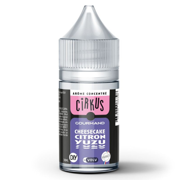 Cheesecake Citron Yuzu Arôme Concentré 30 ml - Cirkus