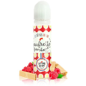 Gaufrette Framboise 50 ml - Le Coq Qui Vape