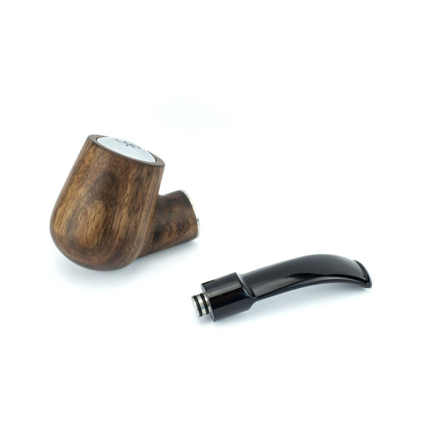 e pipe Bent Noyer - Corps + stem