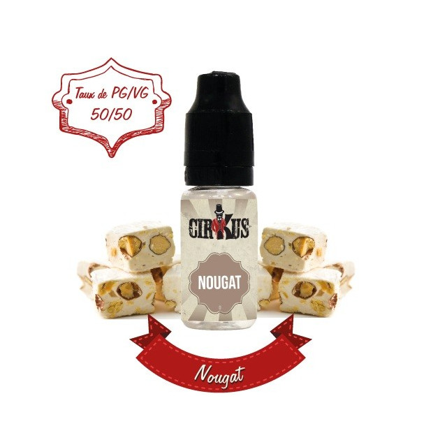 Du nougat Cirkus dans votre cigarette électronique