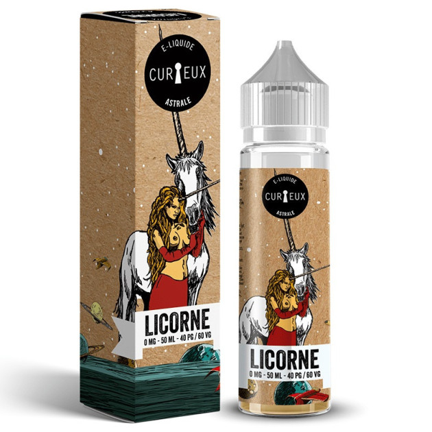 Licorne 50 ml - Curieux e-liquides