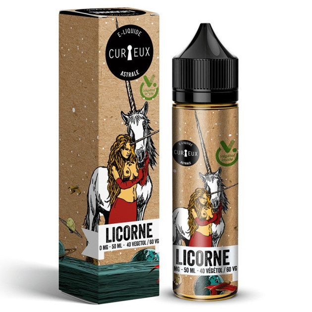 Licorne Végétol 50 ml - Curieux e-liquides